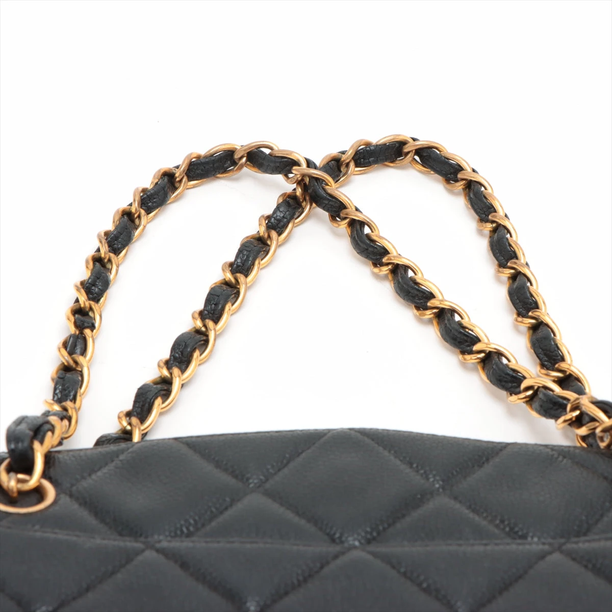 シャネル マトラッセ キャビアスキン チェーンショルダーバッグ  