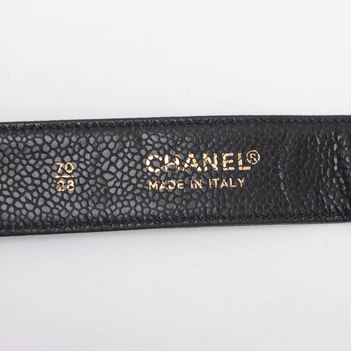 シャネル マトラッセ キャビアスキン ウエストポーチ ブラック