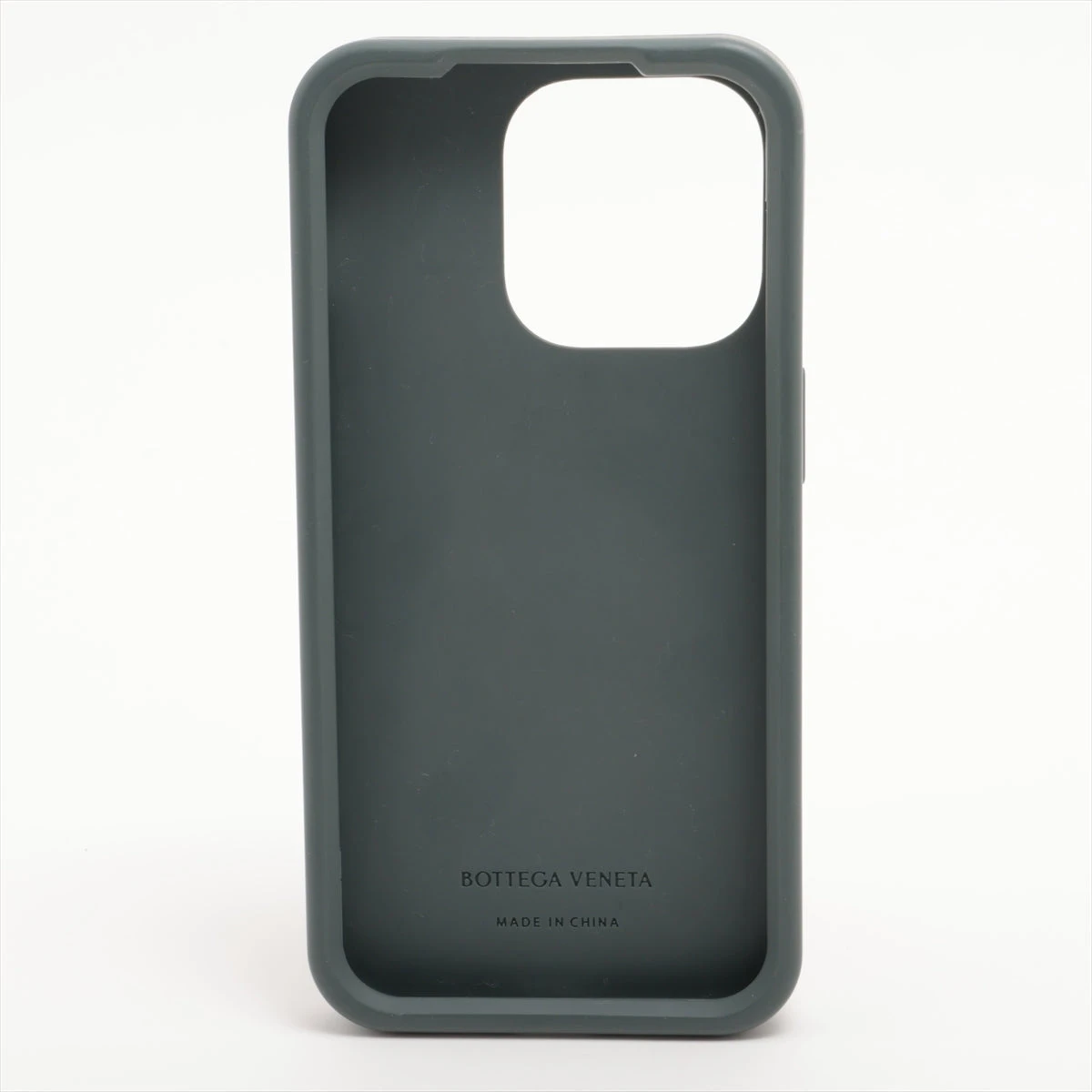 ボッテガヴェネタ イントレチャート ラバー iPhoneケース カーキ