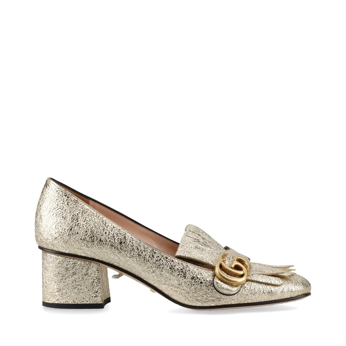 GUCCI - GUCCI グッチ/GGマーモント/メタリックパンプス/571152