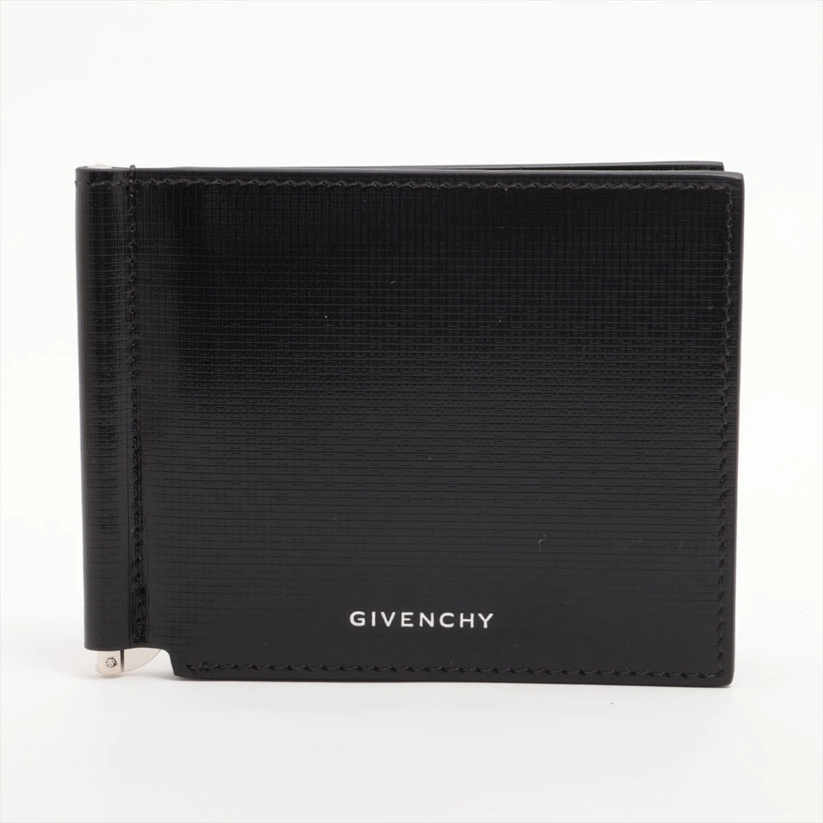 ジバンシー レザー マネークリップ ブラック A3083694｜中古