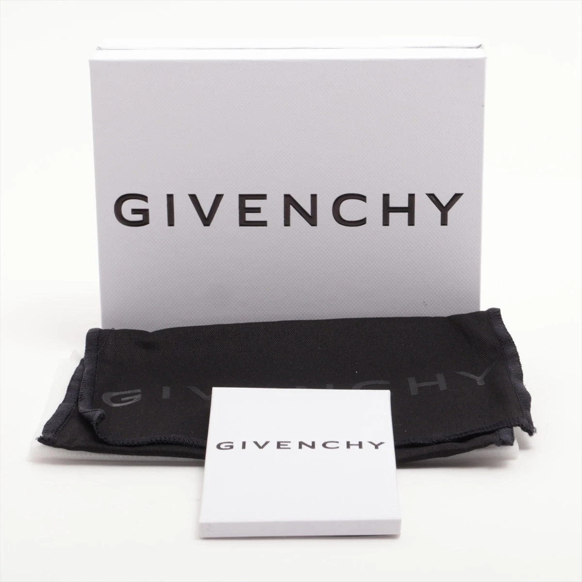 GIVENCHY　ジバンシー　マネークリップ　カードケース　レザー　ブラック ジバンシィ GIVENCHY メンズ マネークリップ折財布 ブラック