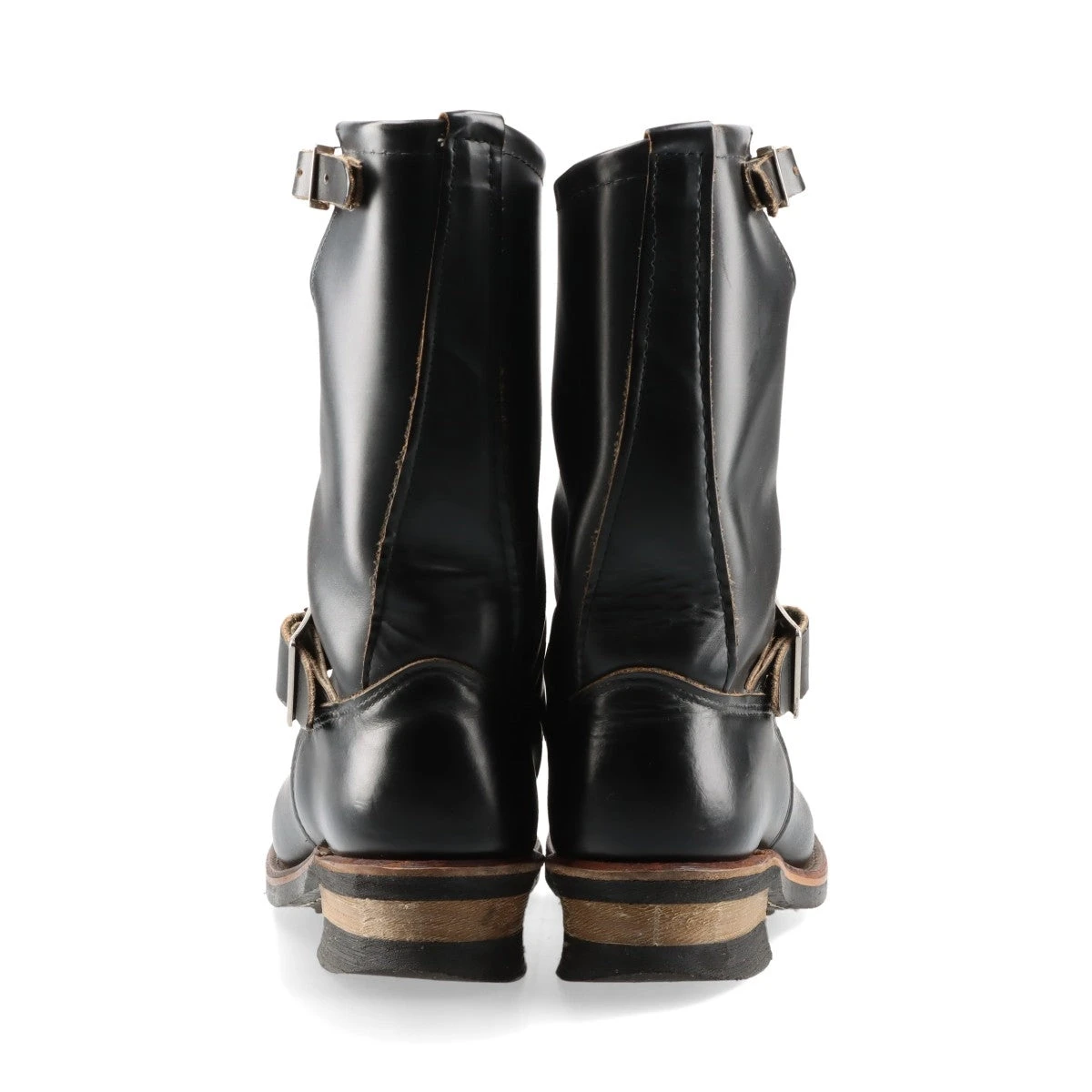 美品　レッドウィング　黒レザー　エンジニアブーツ　7Ｄ レッドウィング レザー ブーツ 7D メンズ ブラック エンジニア