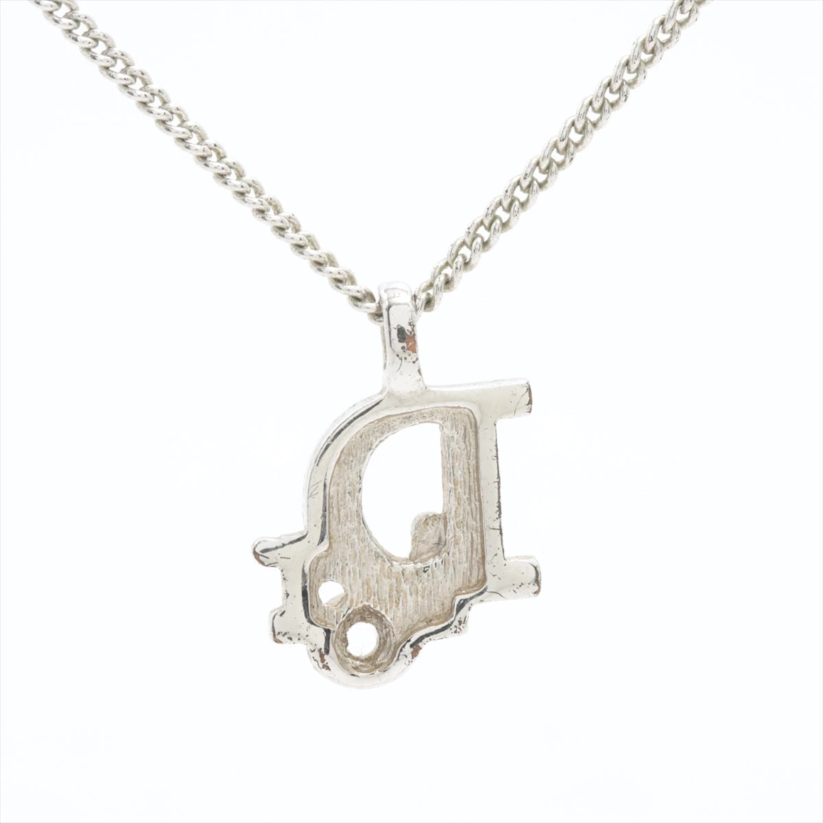 美品 Dior クリスチャンディオール ロゴ ストーン シルバー ネックレス 楽天市場】【中古】 Christian Dior クリスチャン・ディオール