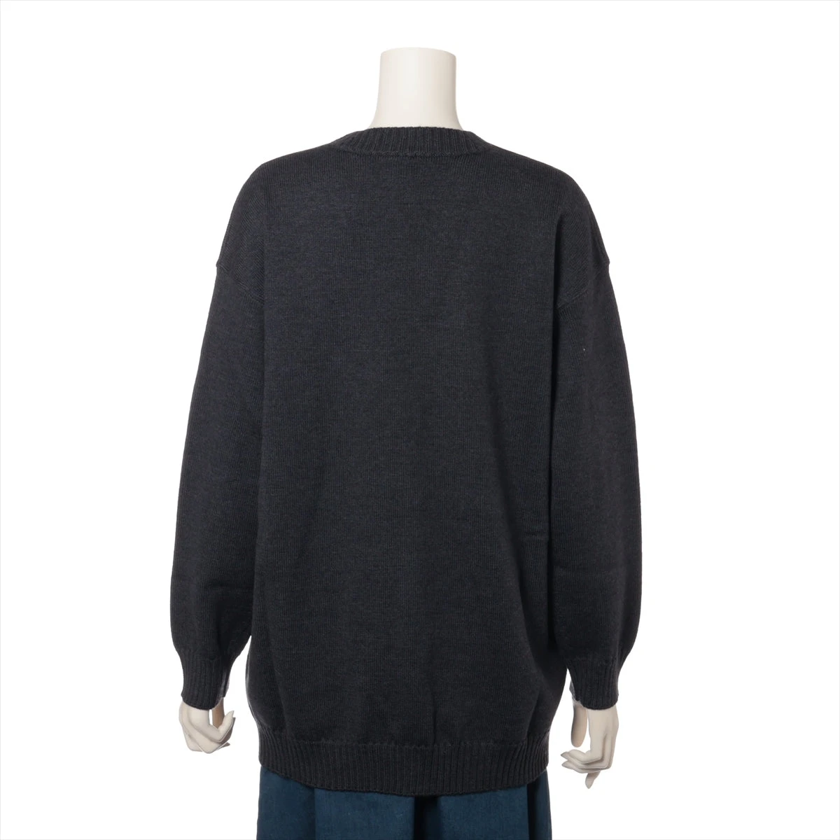 <訳あり>Fendi カーディガン 52 グレー/ブラック org.jpg