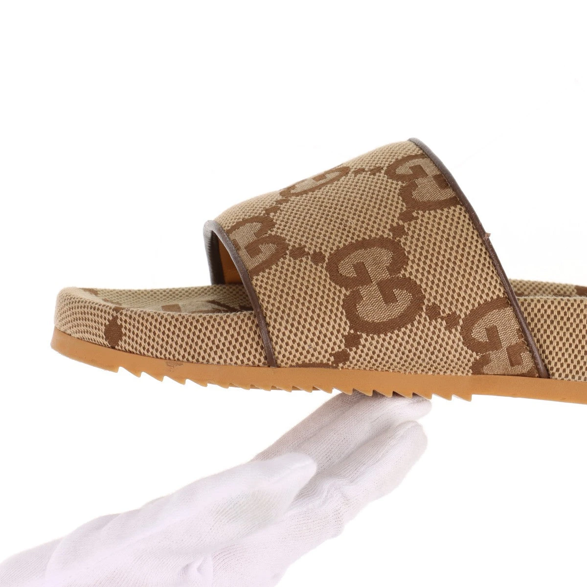 希少♪【国内発送★GUCCI】GGキャンバス レザーサンダル ロゴ GUCCI - グッチ GUCCI サンダル ミュール ヒール GGロゴ