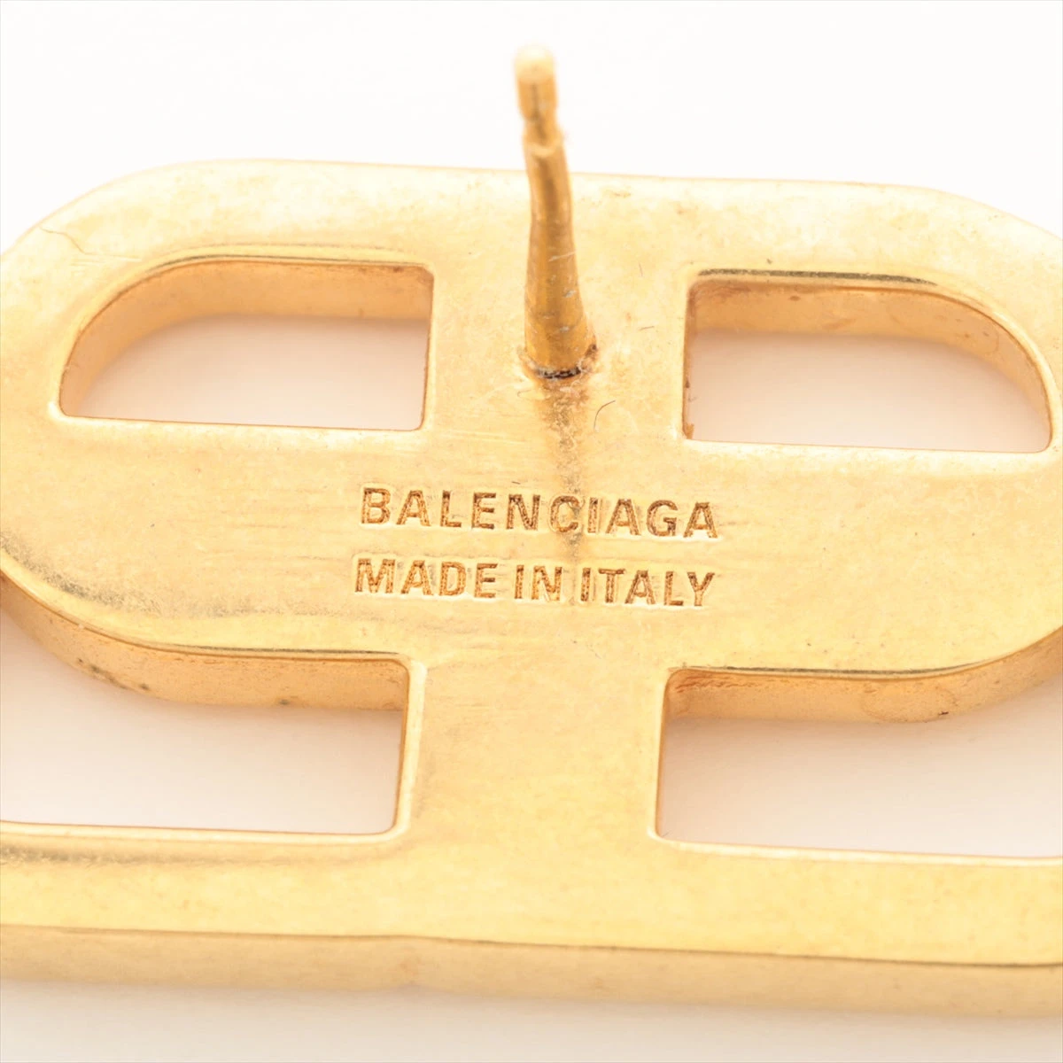 BALENCIAGA ピアス　両耳　ゴールド ゴールド（金色）系 BALENCIAGA(バレンシアガ) ピアス(メンズ