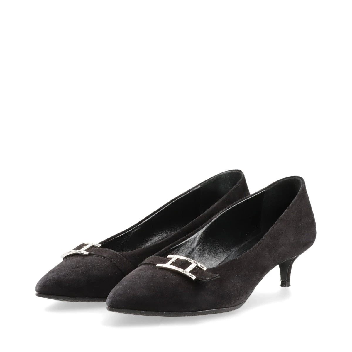 HERMES エルメス・スエードパンプス　black　size　36 HERMES エルメス・スエードパンプスblacksize36