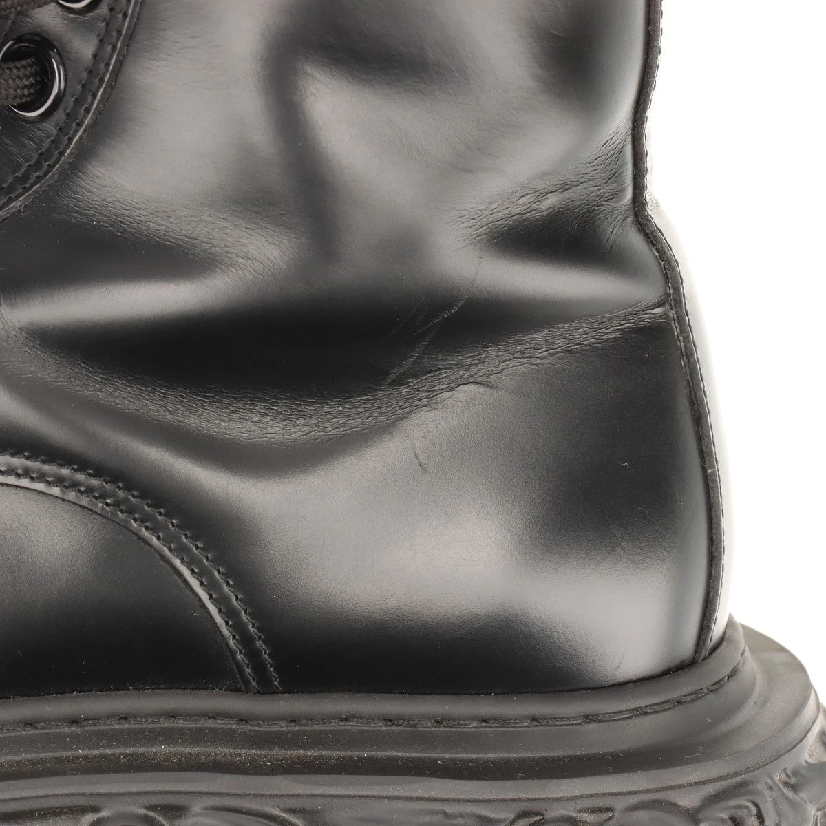 ヴィトン LV バロックライン 22年 レザー ショートブーツ 6 ユニ