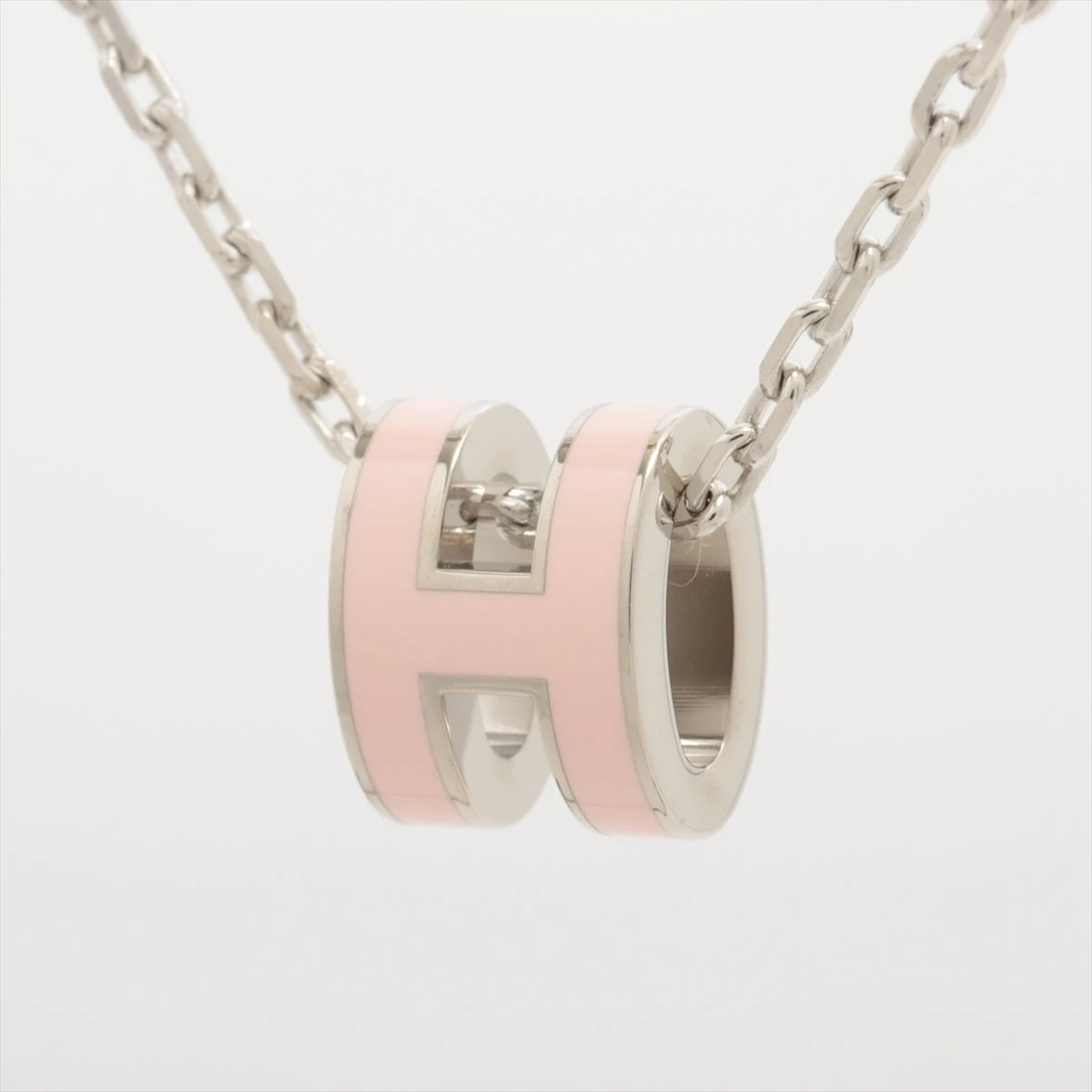エルメス ミニポップアッシュH GD0234 ネックレス メタル ピンク 