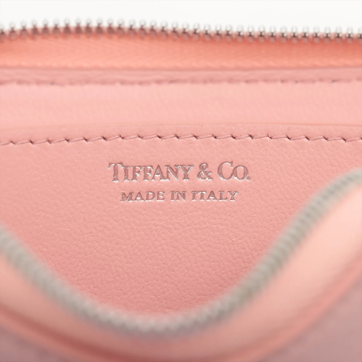 Tiffany & Co. ピンクレザーコインケース 楽天市場】【中古】TIFFANY＆Co. ジップカードケース コイン