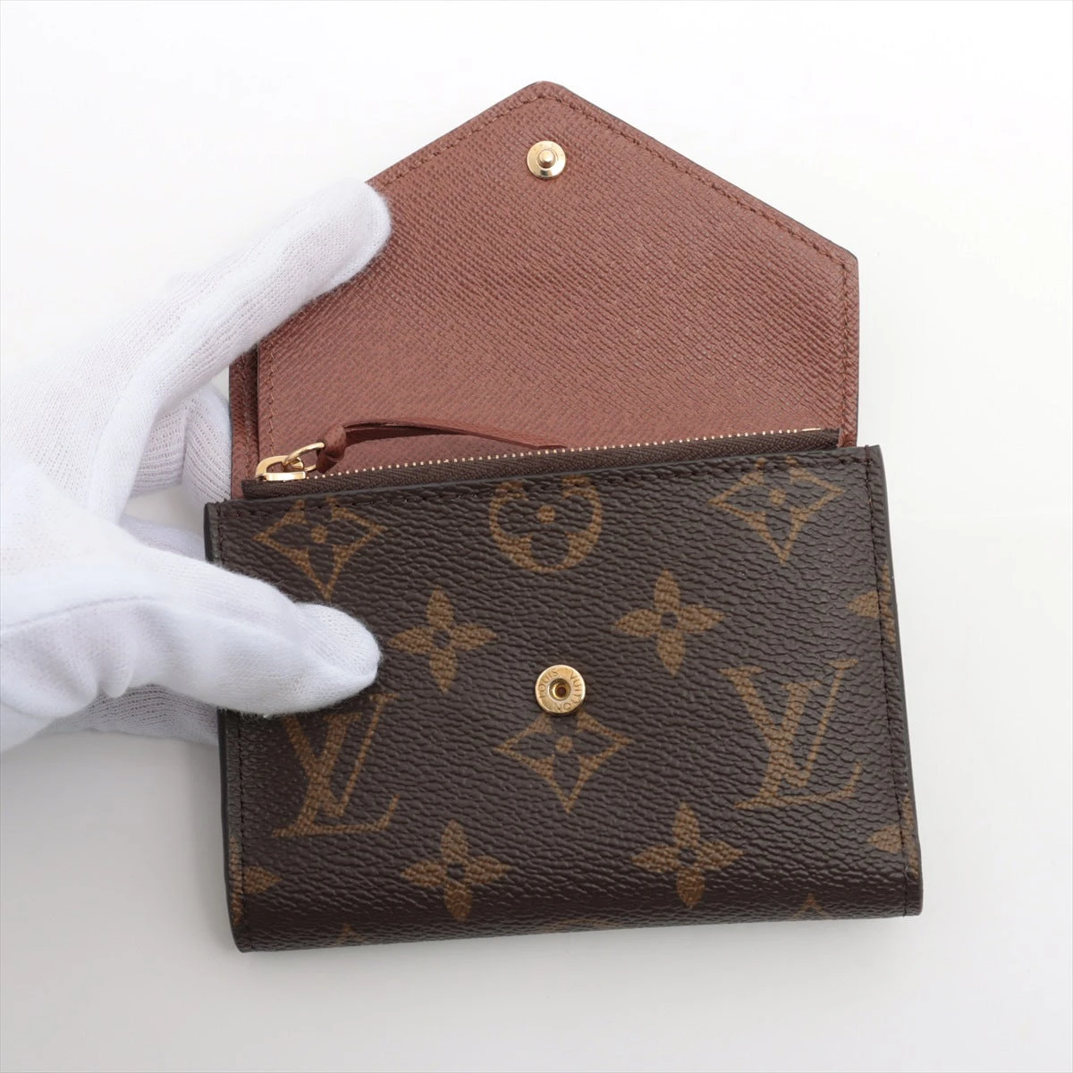 【超極美品】ルイヴィトン モノグラム ヴィクトリーヌ ブラウン A328 louis-vuitton--