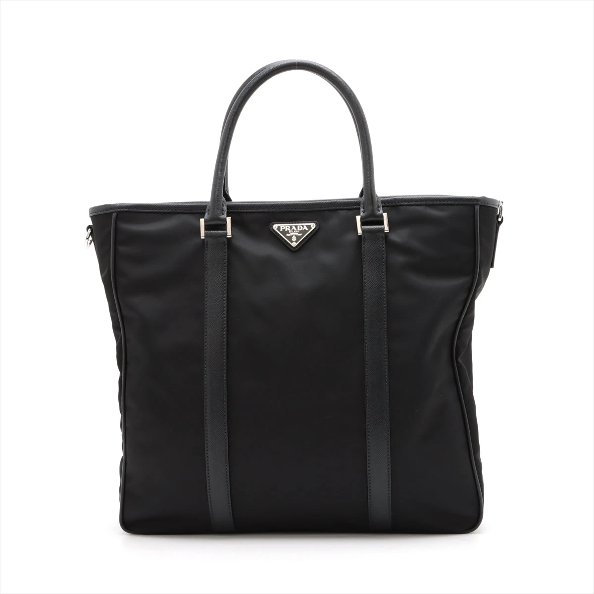 プラダ テスート トートバッグ ブラック 2VG034 A3092659｜中古