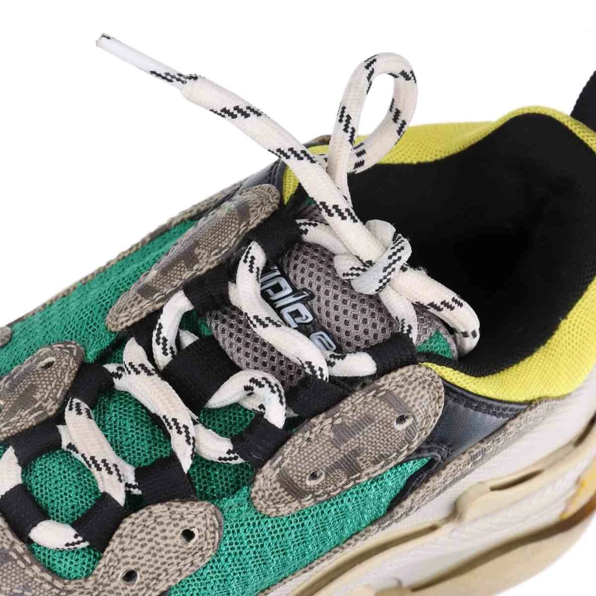 バレンシアガ×グッチメッシュ×レザー/トリプルS/GGスプリーム/スニーカー バレンシアガ×グッチ トリプルS メッシュ×レザー スニーカー 43 メンズ