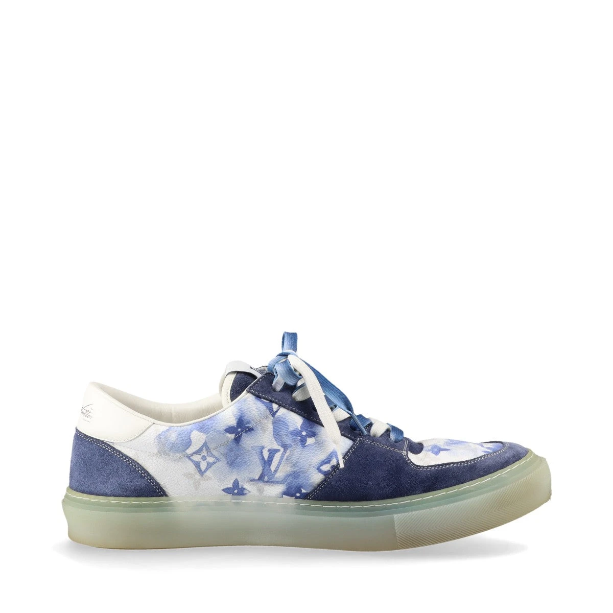 ヴィトン LVオリライン 21年 レザー×スエード スニーカー 9