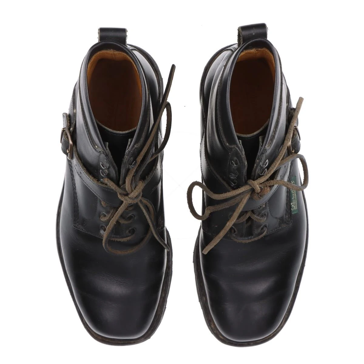 パラブーツ レザー ショートブーツ 6 メンズ ブラック