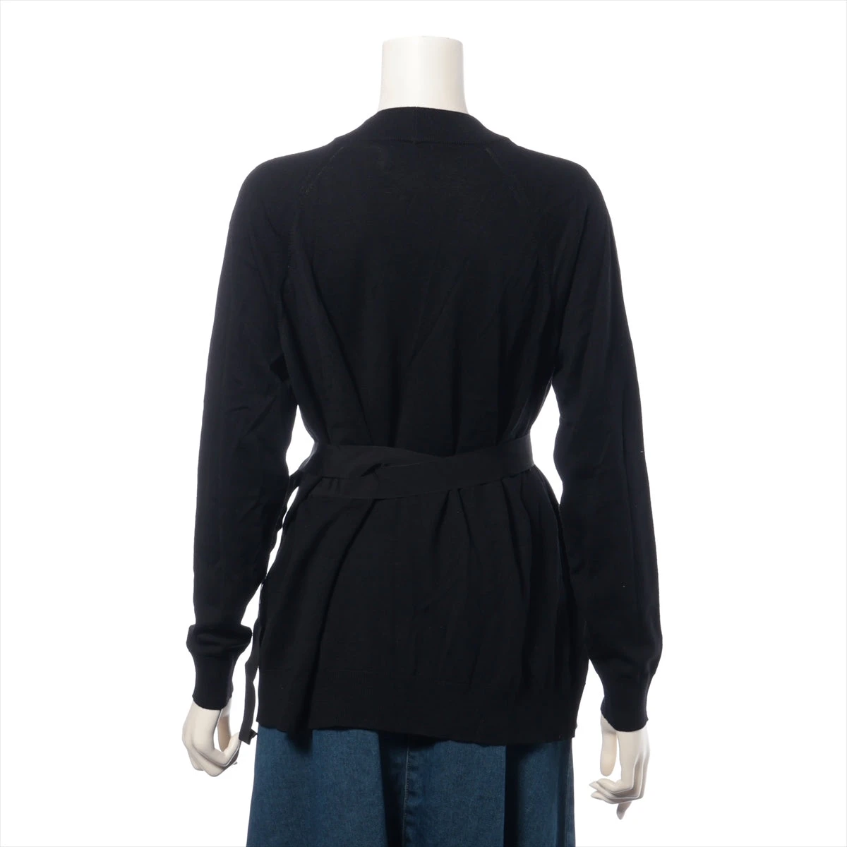プラダ 19AW ウール カーディガン 38 レディース ブラック
