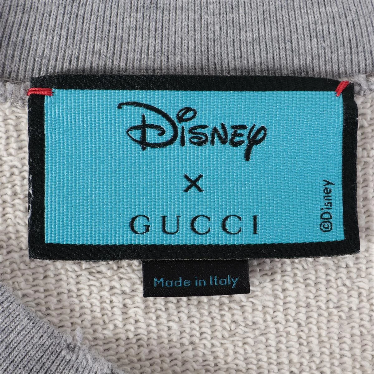 グッチ×ディズニー コットン スウェット XS メンズ グレー 623245 