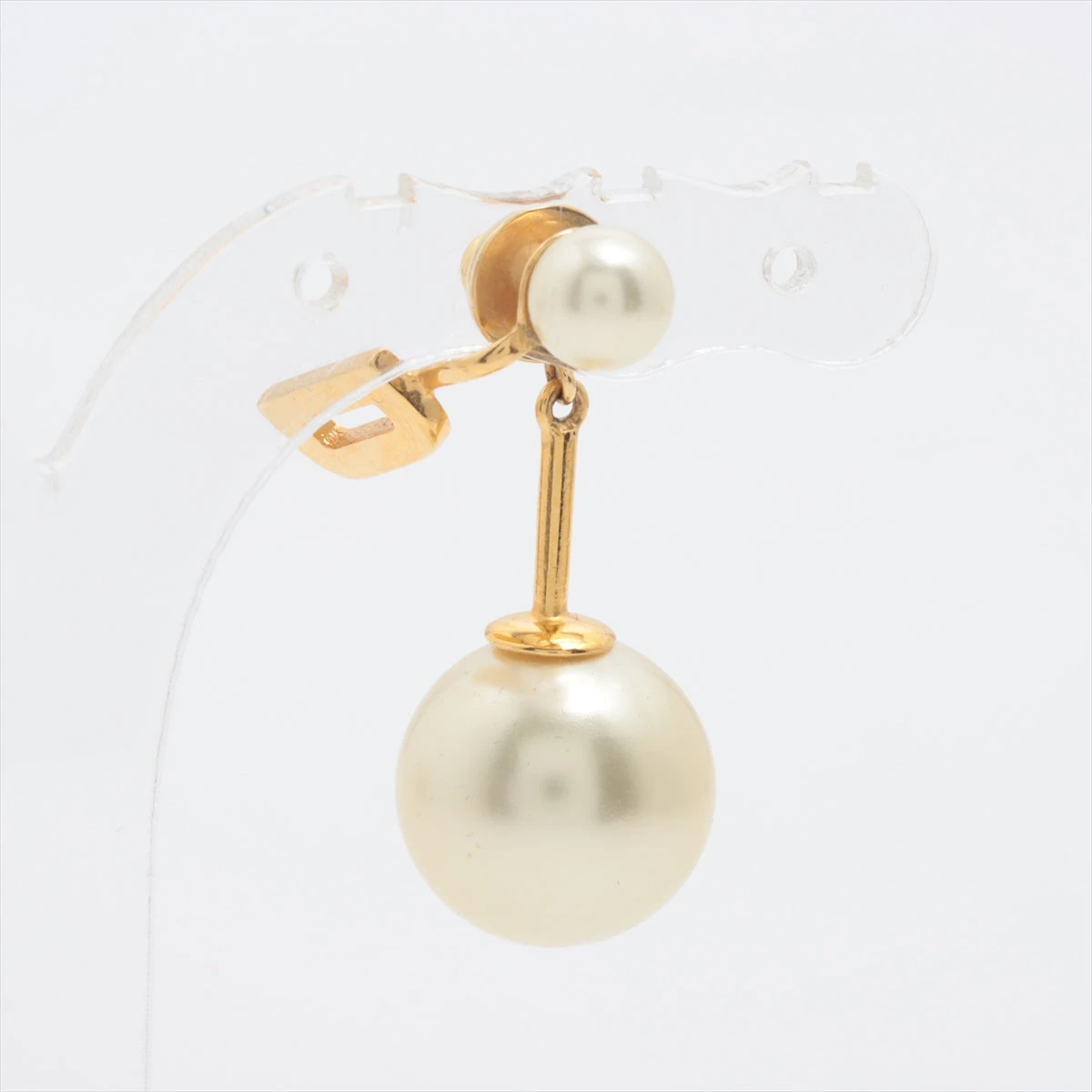 ディオール My ABCDior トライバル ピアス(片耳用) GP×フェイクパール