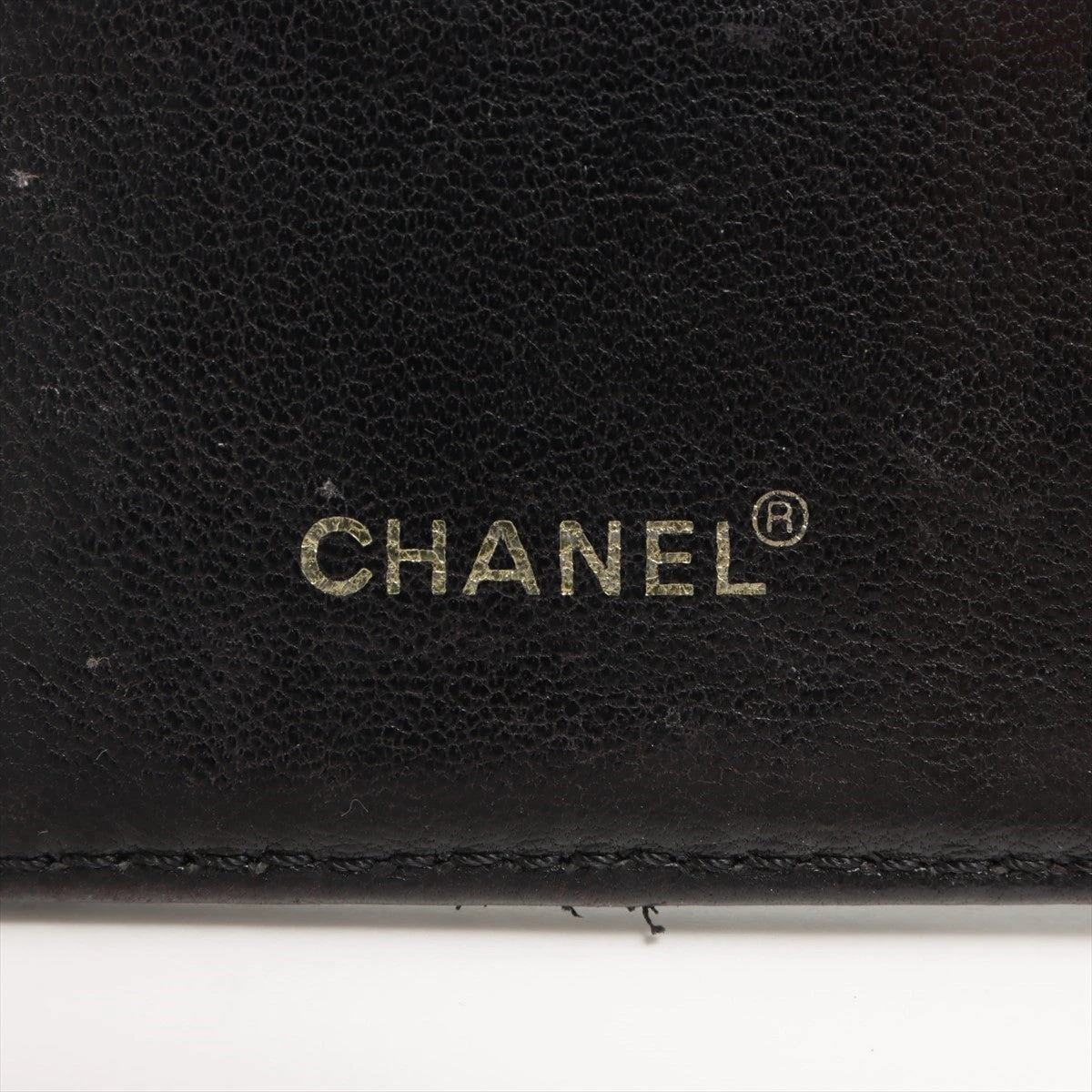 CHANEL シャネル パスポートケース ラムスキン マトラッセ 黒 シャネル チョコバー ラムスキン パスポートケース ブラック
