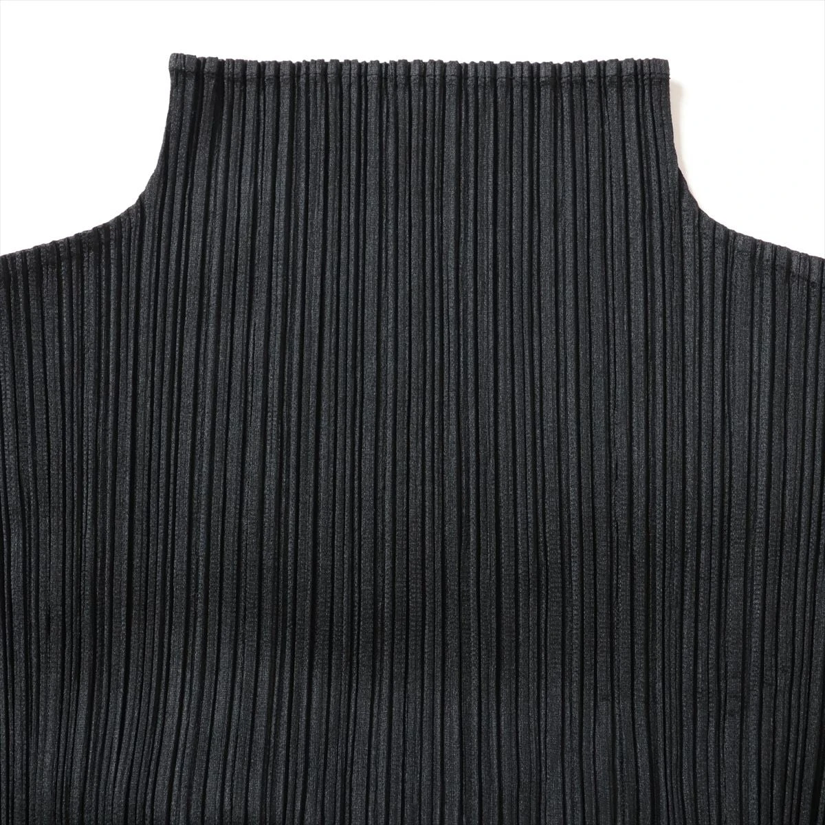 イッセイミヤケカットソー黒グレー ISSEIMIYAKE シルク100% カットソー