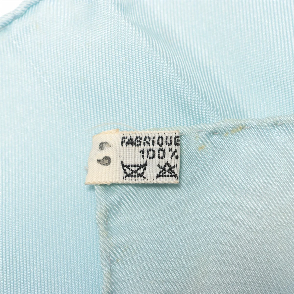 エルメス カレ90 LES ROBES 馬の毛色 スカーフ シルク ブルー