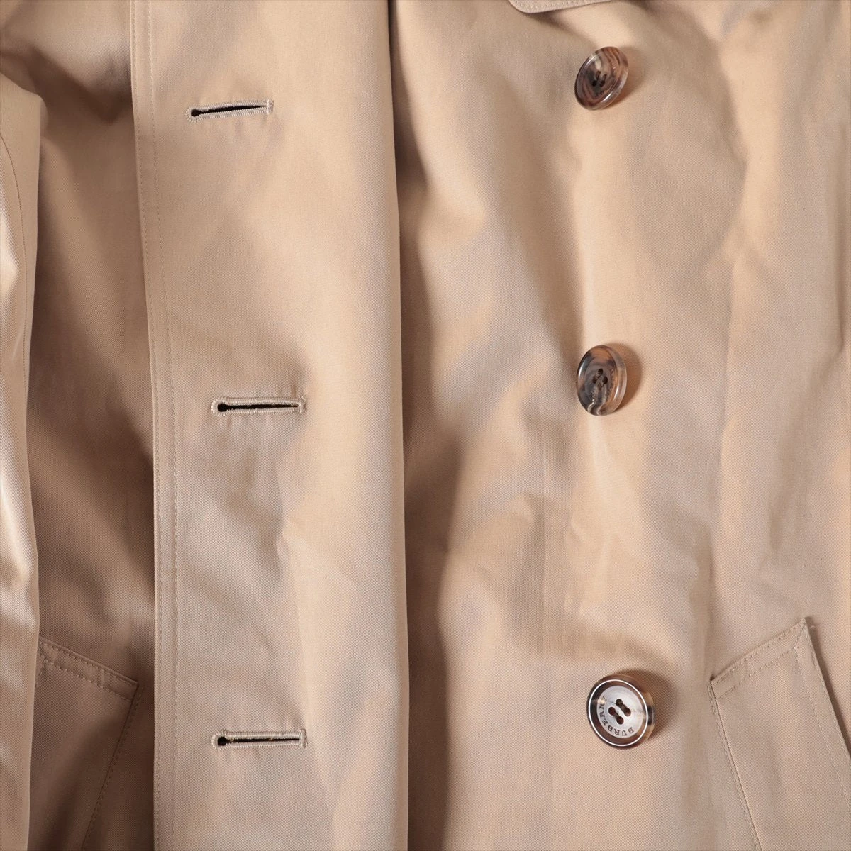 バーバリーロンドン コットン トレンチコート 40 レディース ベージュ