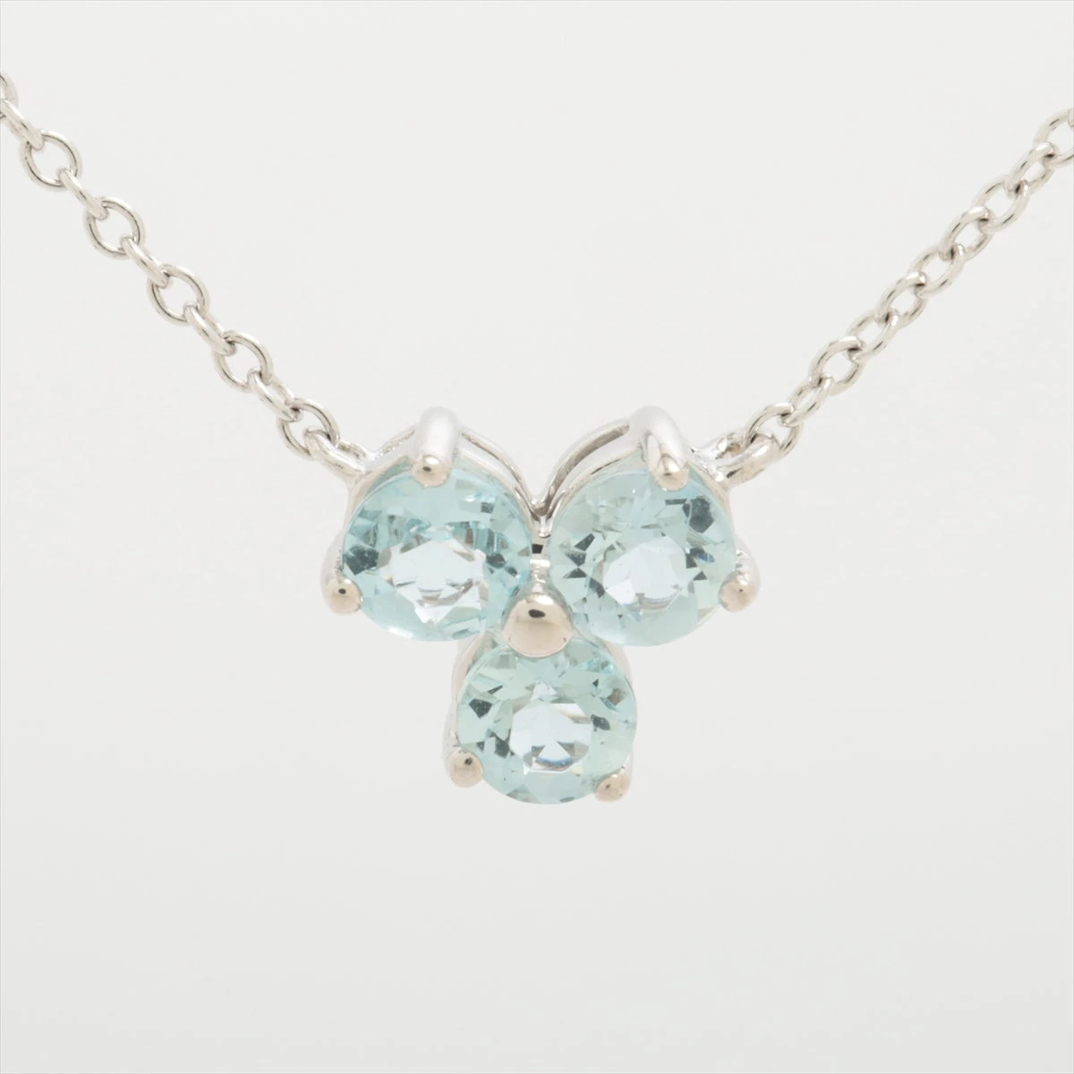 Tiffany & Co. シルバーネックレス アクアマリン 楽天市場】ティファニー バイザヤード 1P アクアマリン