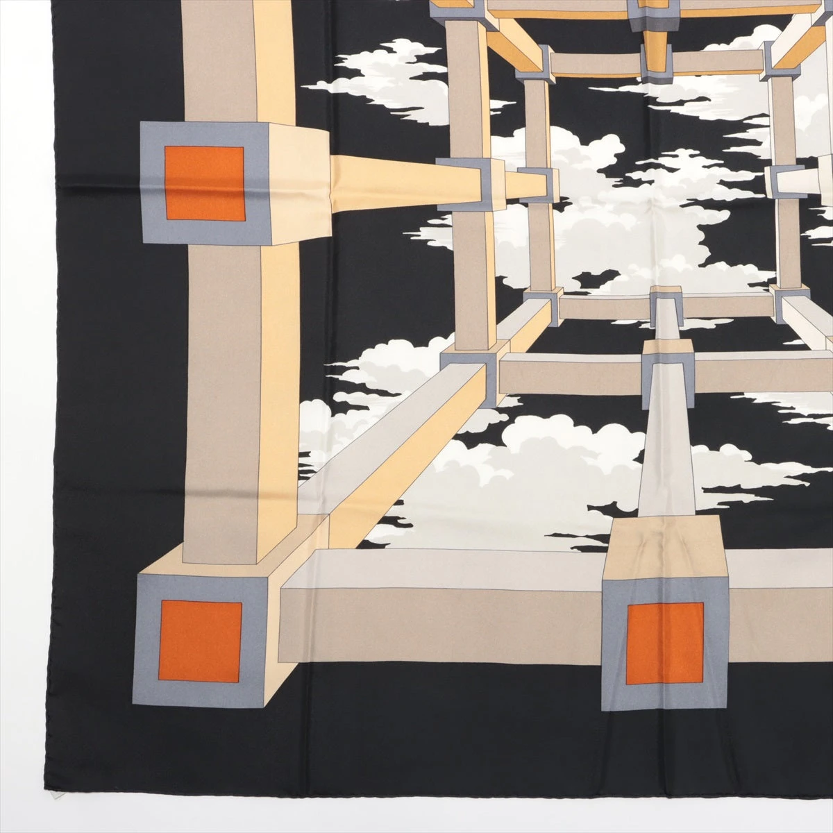 HERMES エルメス A.M CASSANDRE POUR スカーフ【廃盤】 エルメス カレ90 A.M.CASSANDRE アドルフ ムーロン カッサンドル