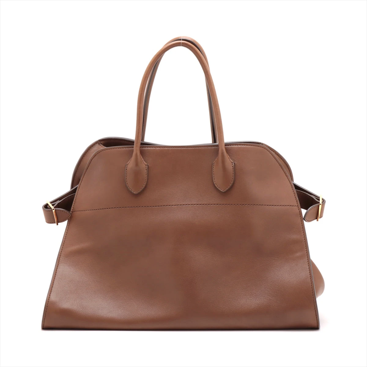 ザロウ マルゴー 15 レザー トートバッグ カーキ A3102265｜中古