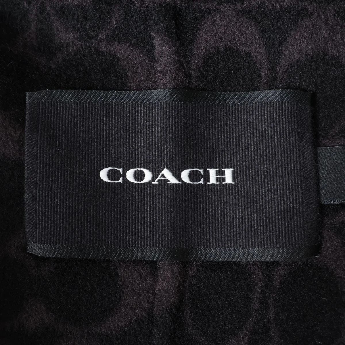 コーチ ウール×レーヨン ポンチョ XS レディース ブラック 11003658