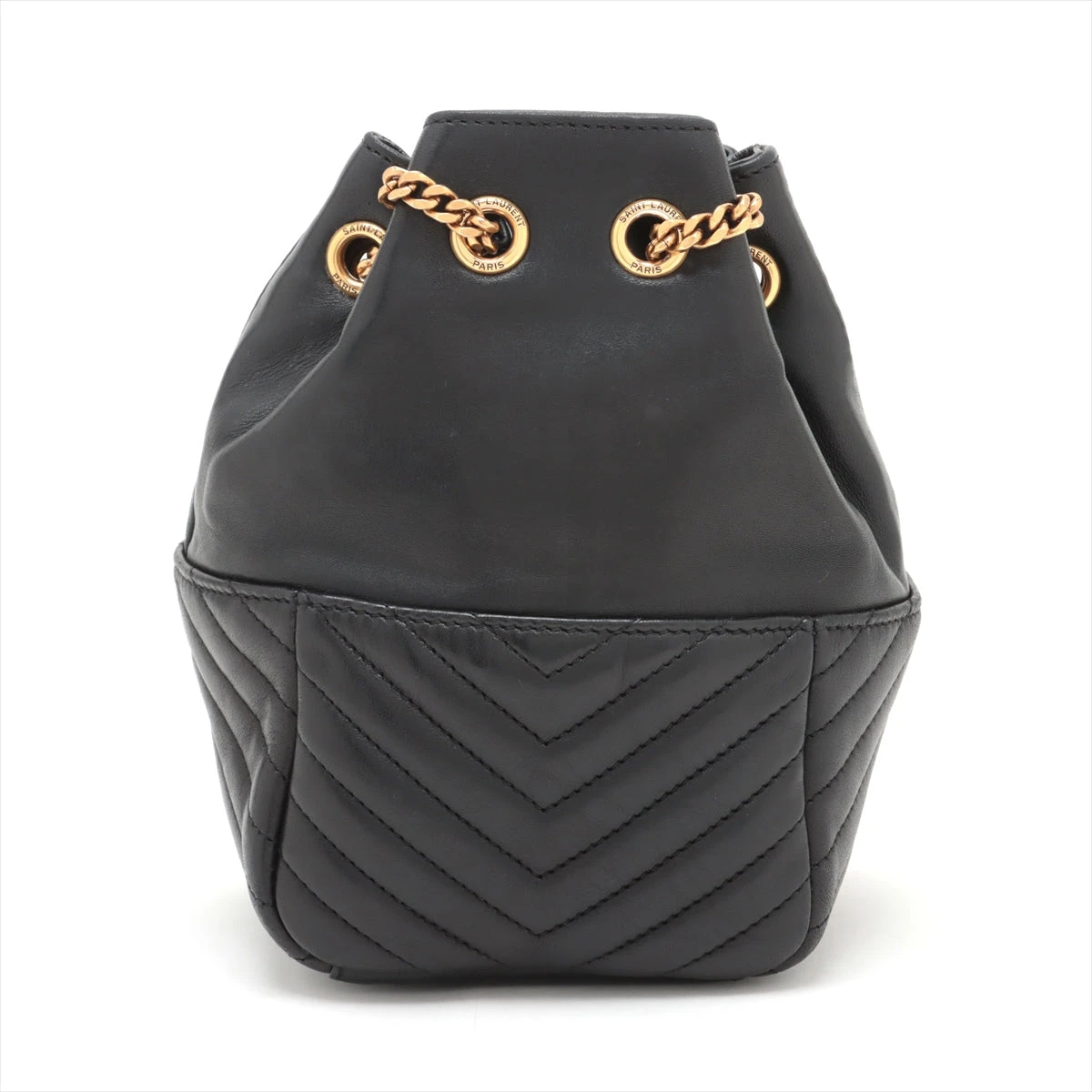 サンローランパリ ジョー レザー チェーンショルダーバッグ