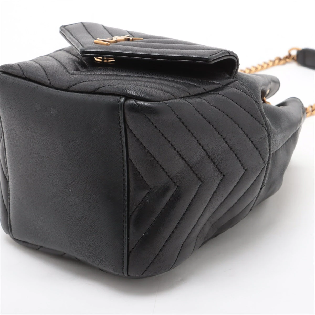 サンローランパリ ジョー レザー チェーンショルダーバッグ