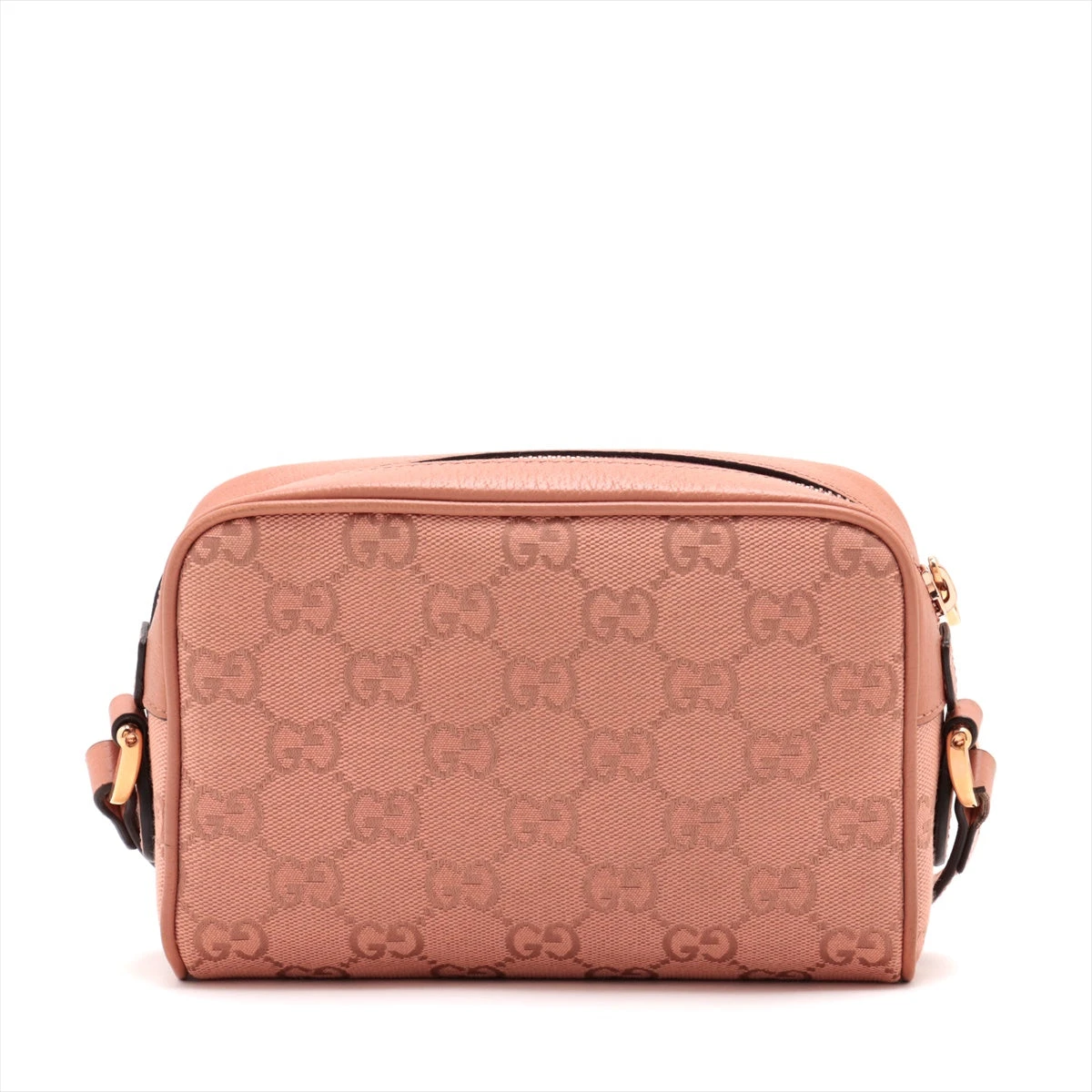 【激レア 美品】グッチ　ポーチ　シルバープレートロゴ　GGキャンバス　ピンク系 美品 グッチ ポーチ GGキャンバス 284699 200047 レディース