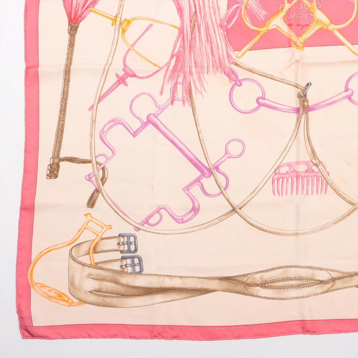 エルメス カレ90 PROJETS CARRES 計画力 スカーフ