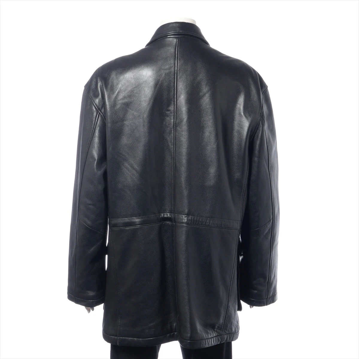 【新品同様】ヒューゴ・ボス ラムレザージャケット HUGO BOSS (ヒューゴボス) ラムレザー フルジップ ライダース