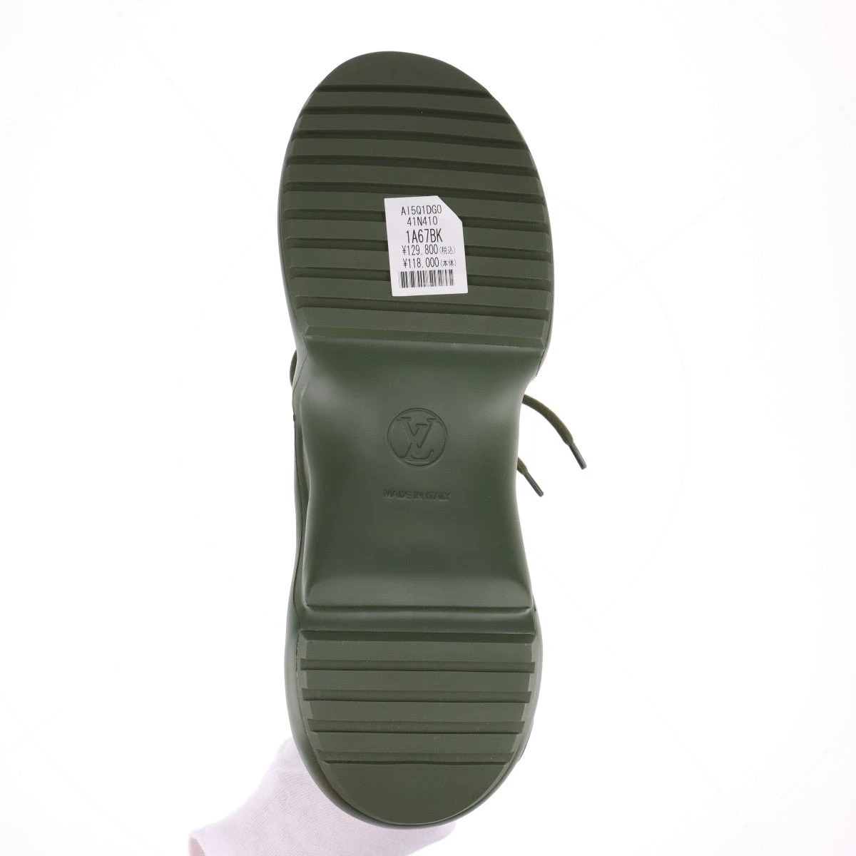 ヴィトン LVアークライトライン 19年 ラバー ショートブーツ 41 メンズ