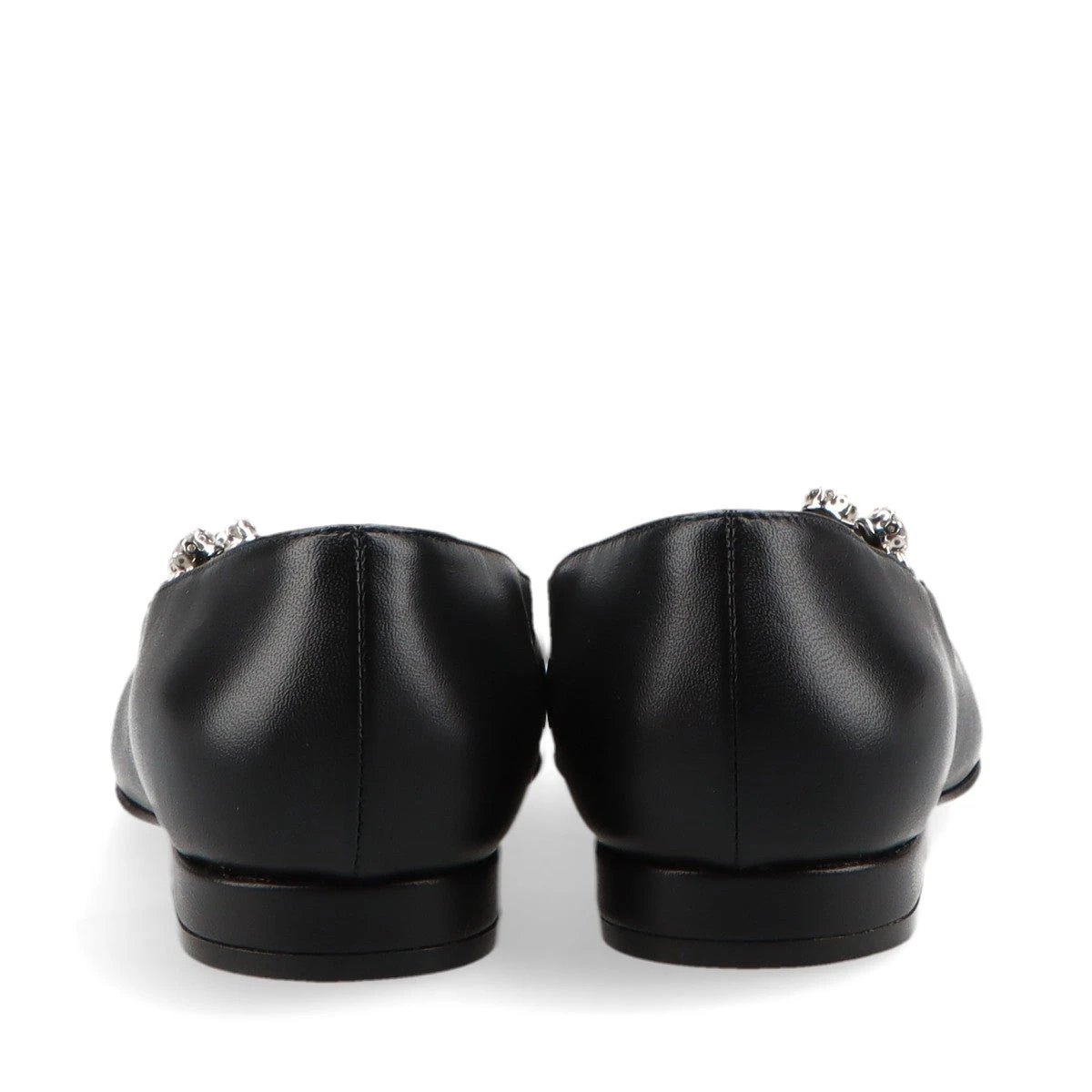 【美品】◾️セルジオロッシ◾️パンプス◾️バックジップ◾️スタッズ◾️スエード◾️ブラック パンプス ブラック ローヒール: 45mm, sr1 - Pumps Black