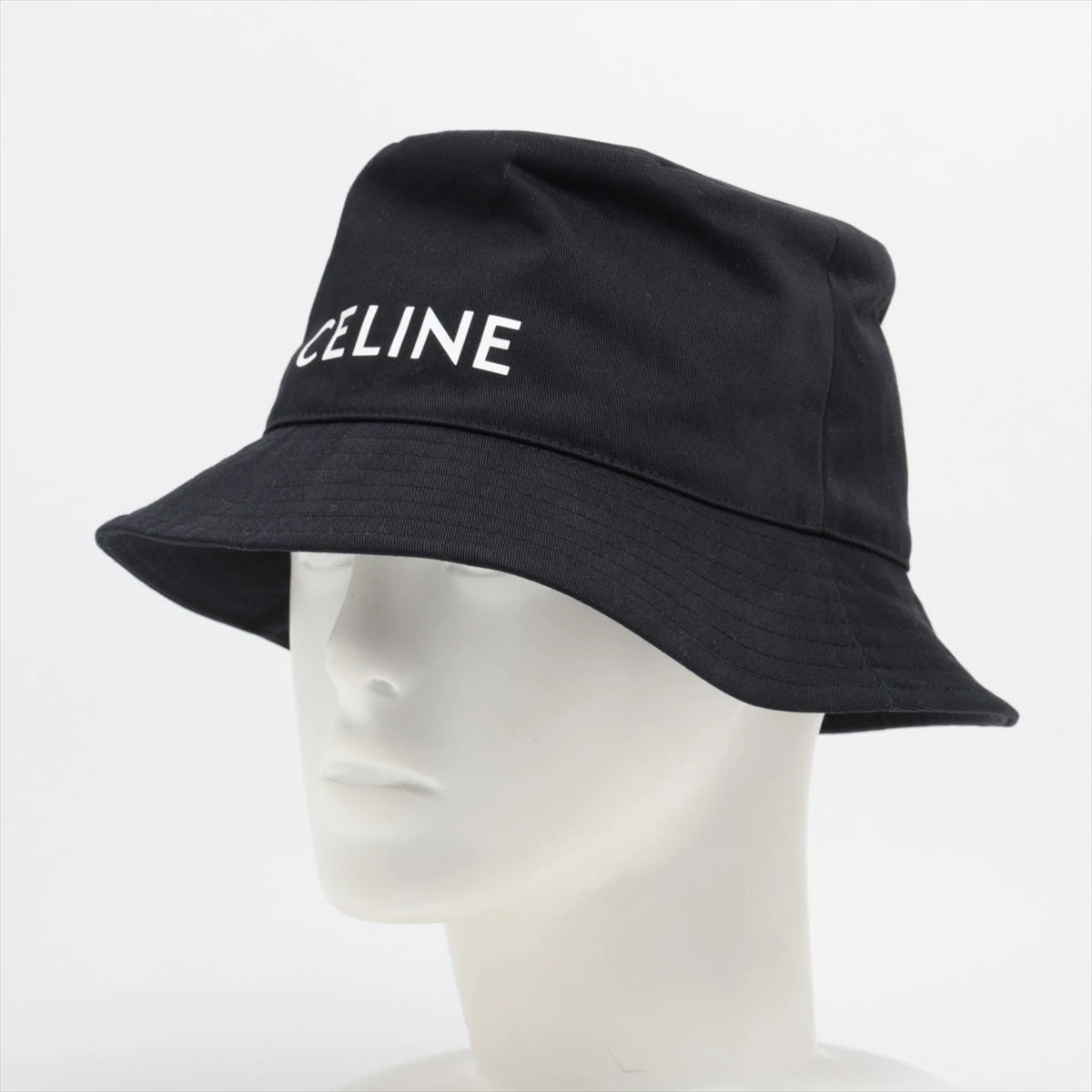 セリーヌ　ロゴバケットハット　L CELINE - 25SS【新品】CELINE セリーヌ ロゴ バケットハット