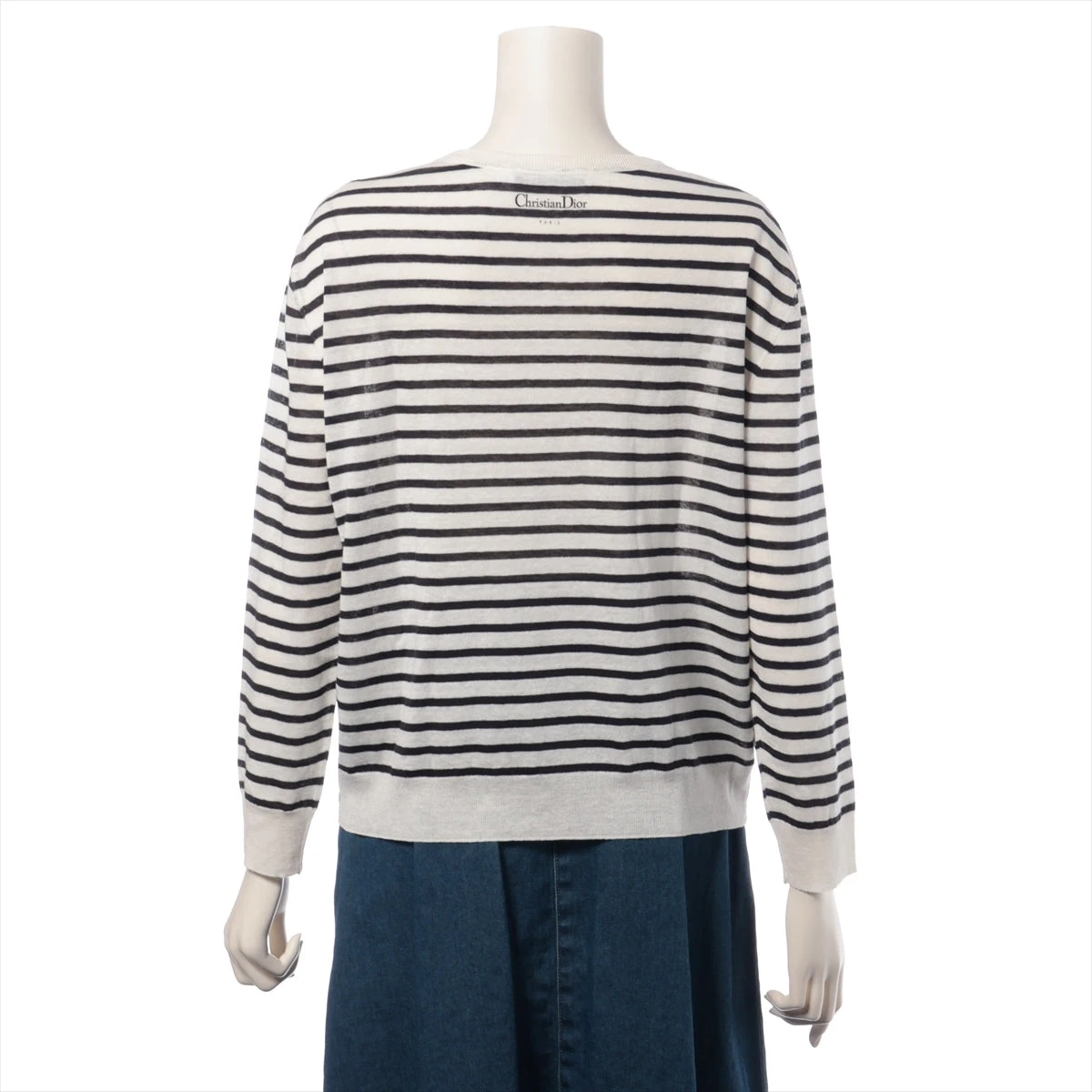 クリスチャンディオール 24年 コットン×リネン ニット 38 レディース  