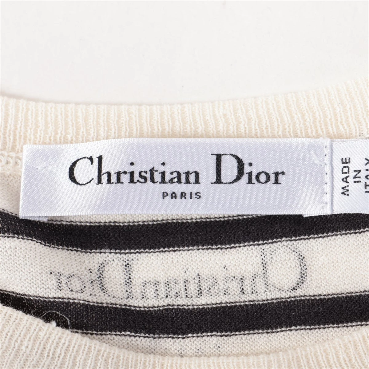 クリスチャンディオール 24年 コットン×リネン ニット 38 レディース  