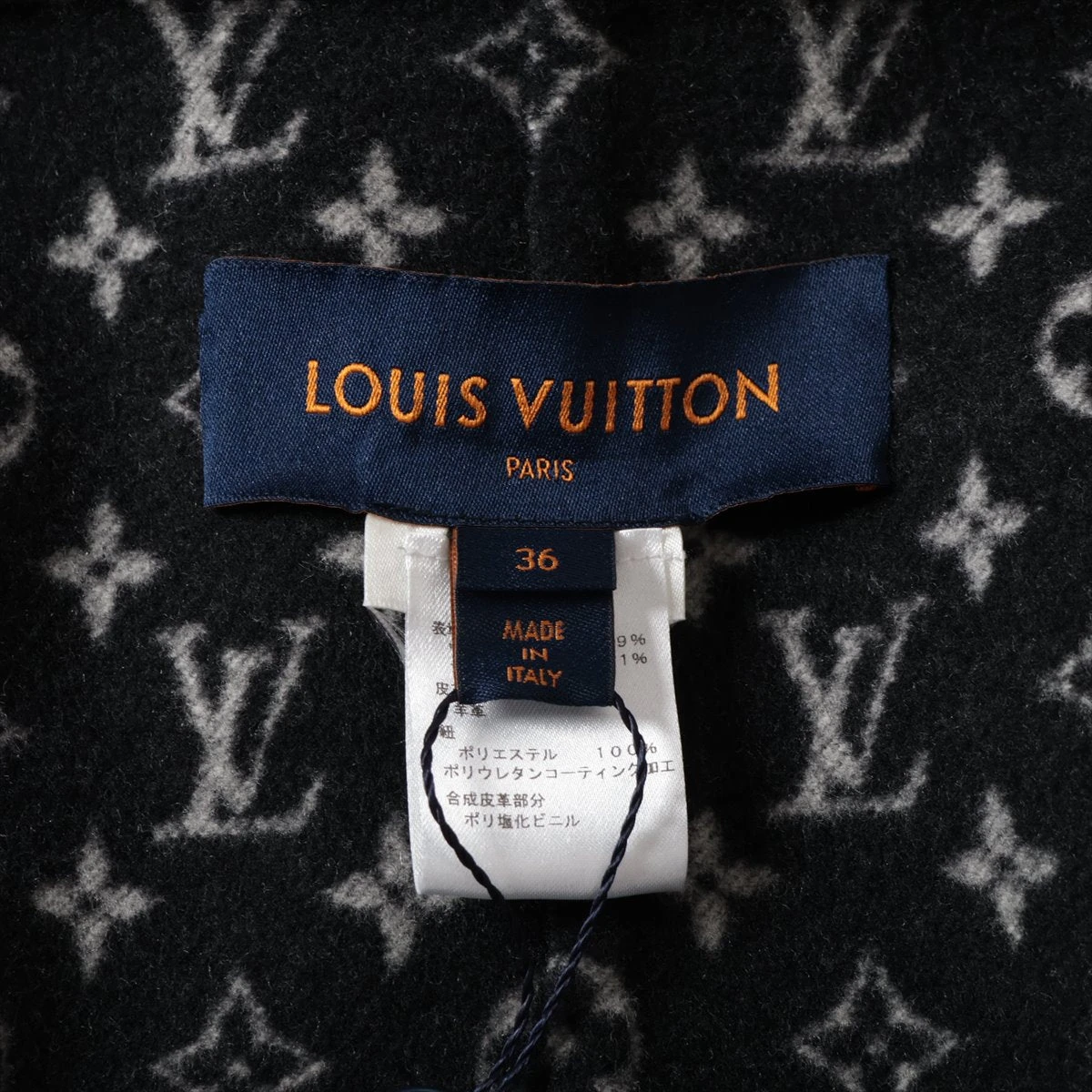 LOUIS VUITTON モノグラム ポンチョ ナイロンコート36 LOUIS VUITTON モノグラム ポンチョ ナイロンコート36
