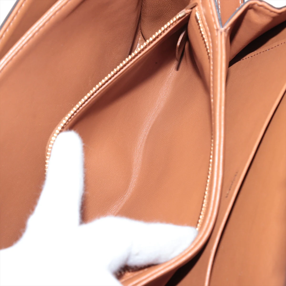 CELINE ワンショルダーバッグ ターンロック トリオンフ レザー ブラウン セリーヌ トリオンフ ショルダーバッグ ヴィンテージ レザー