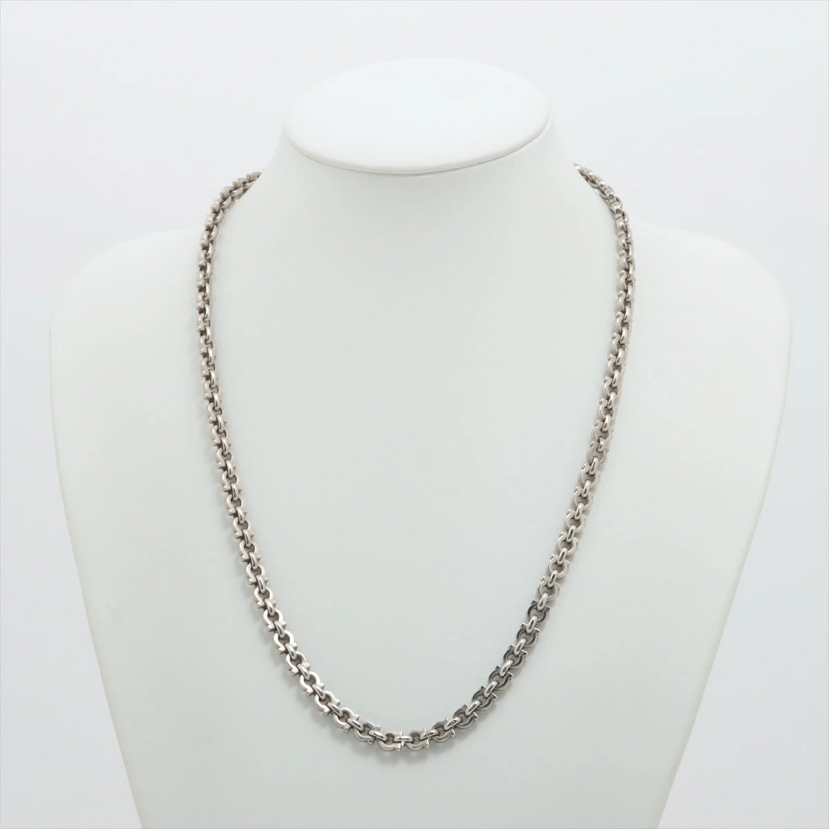 フェラガモ ガンチーニ ネックレス メタル シルバー A3093396｜中古