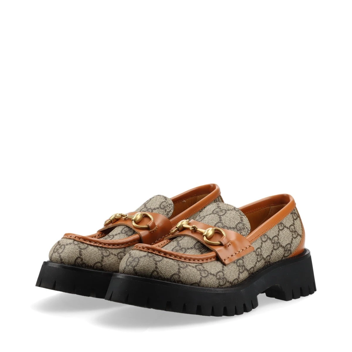 ★GUCCI★24FW★GGスプリーム ホースビット ローファー ベージュ 美品 GUCCI グッチ ホースビット ローファー ベージュ 36 23cm