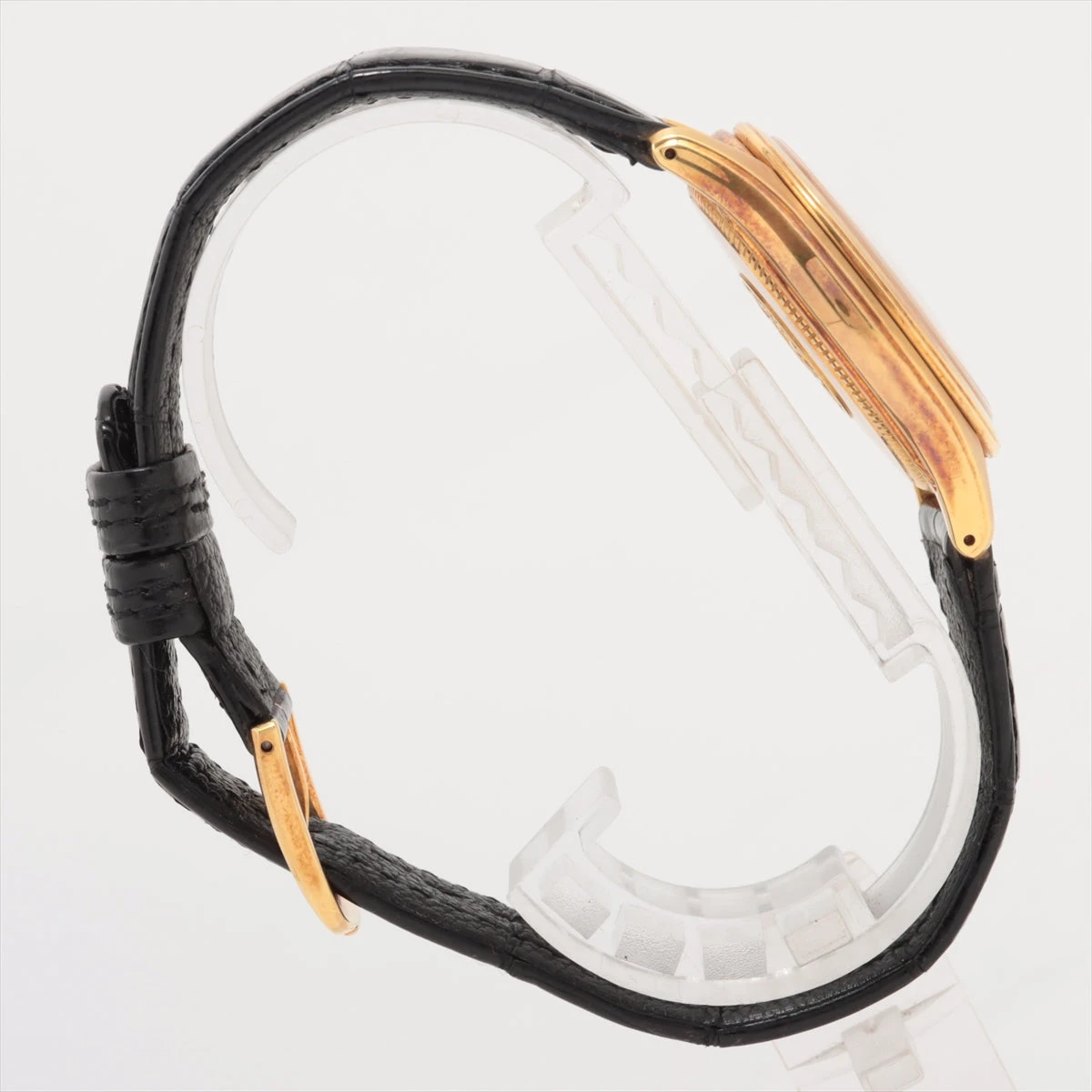 グランドセイコー SBGX016 YG×社外革 QZ シャンパン文字盤 HX054887