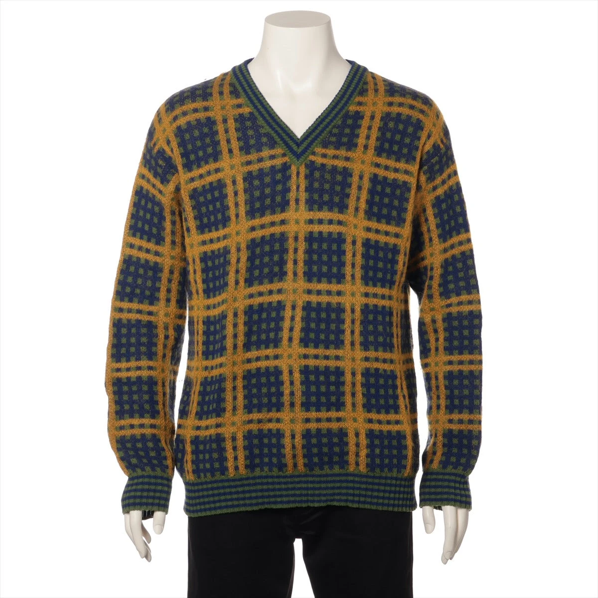 マルニ 23AW ウール×モヘヤ ニット 46 メンズ マルチカラー