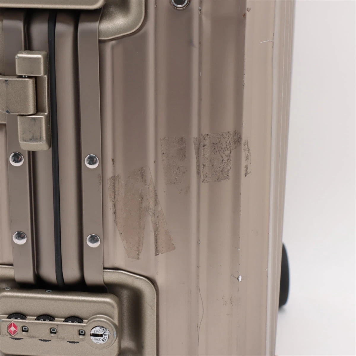 定価17万/94573/リモワ トパーズ チタニウム ゴールド84L 未使用 RIMOWA リモワ スーツケース TOPAS TITANIUM トパーズ