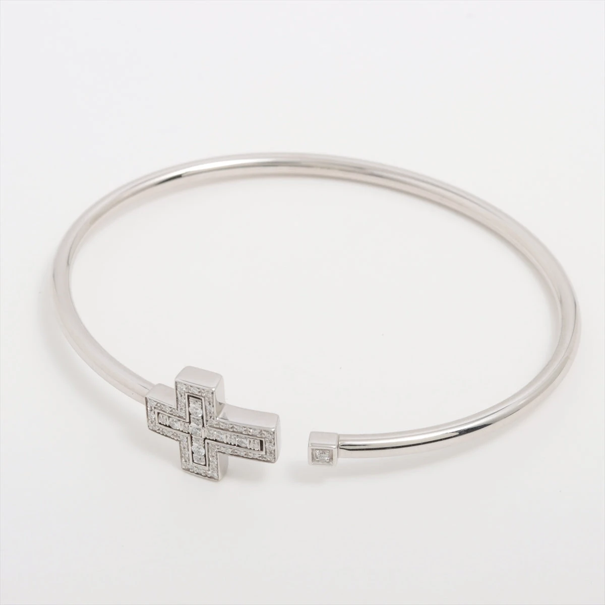 DAMIANI ベルエポック クロス バングル ダイヤ ブレスレット ダミアーニ ダミアーニ ベルエポック クロス ダイヤ ブレスレット 750(WG