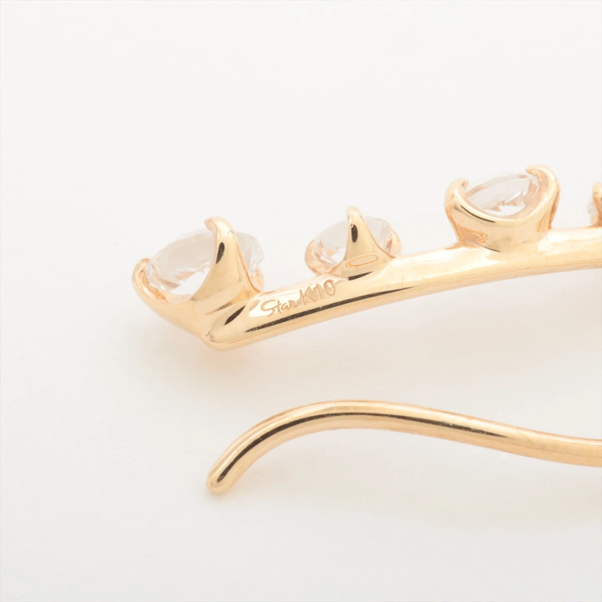 DIAMOND LINK CHAIN LONG PIERCE(片耳用)(2JP0922)K10 ピアス